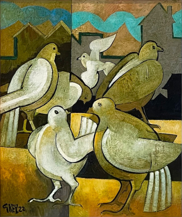 Pigeons-II-1 Geoffrey Key
